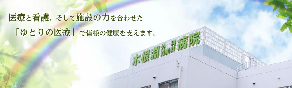 医療法人 楽生会　木根淵外科胃腸科病院 ホームページへようこそ